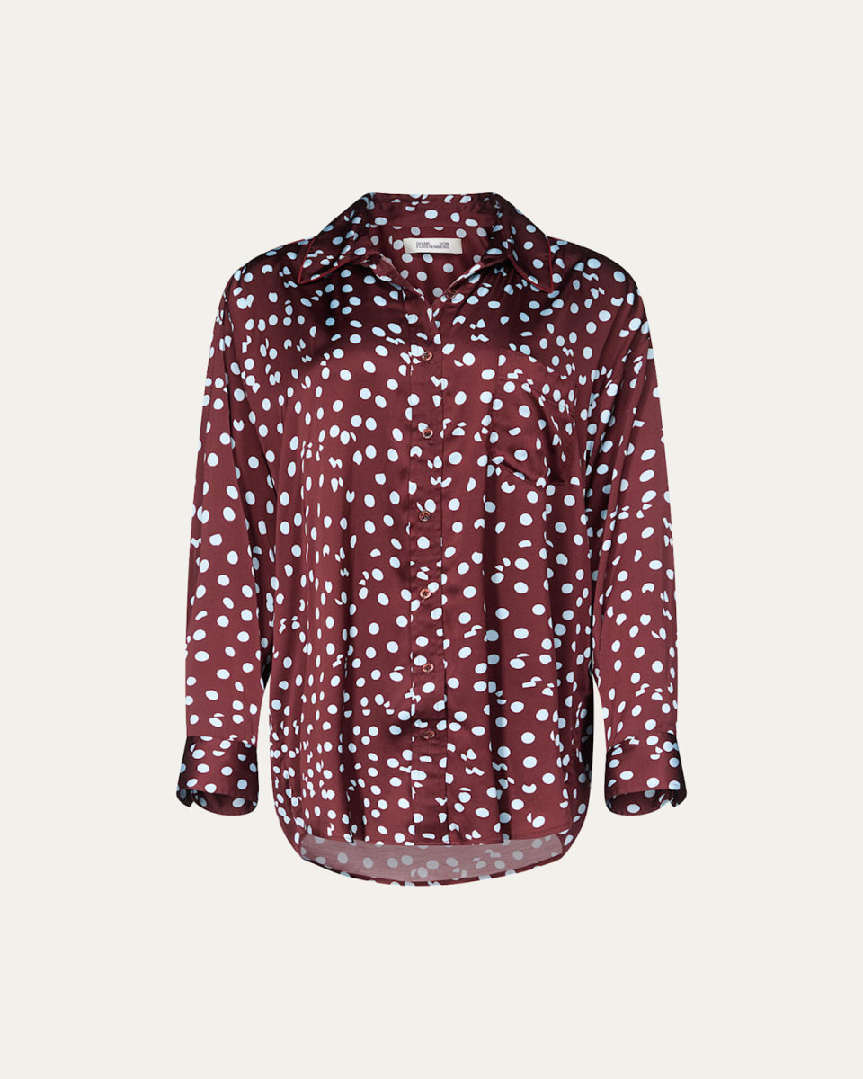 x Henry Zankov Mercer Oversized Dotted Blous